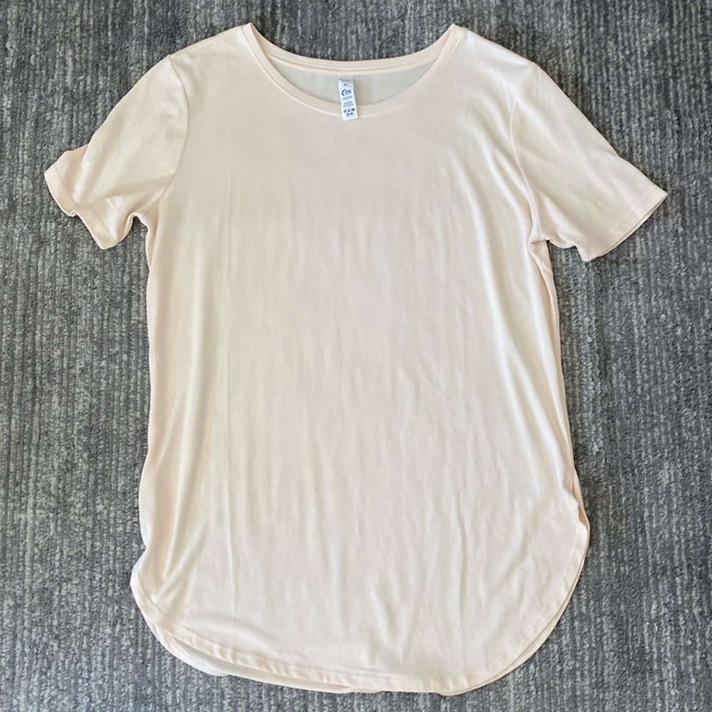 ZYIA Active Pink Swoop Tee